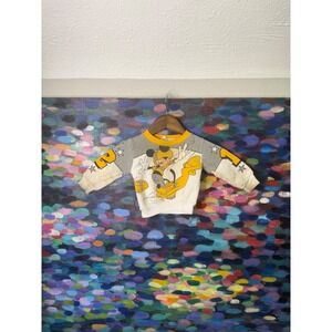 Vintage 90s Disney Mickey Mouse Football Graphic Sweatshirt Toddler 18 months